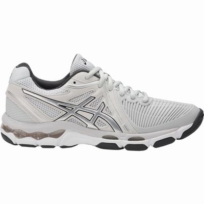 Asics Gel-Netburner Ballistic - Naisten Lentopallokengät - Harmaat/Hopea